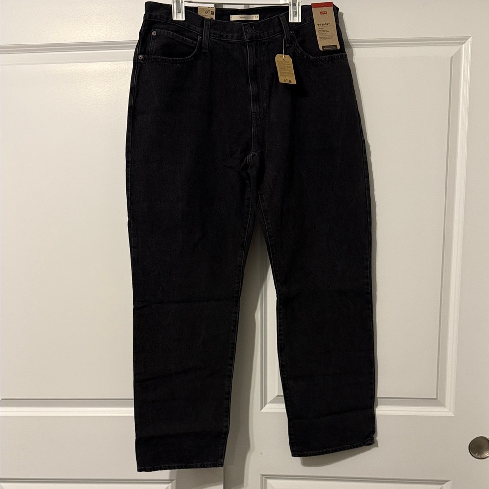 Levi's Black Straight Leg Jeans